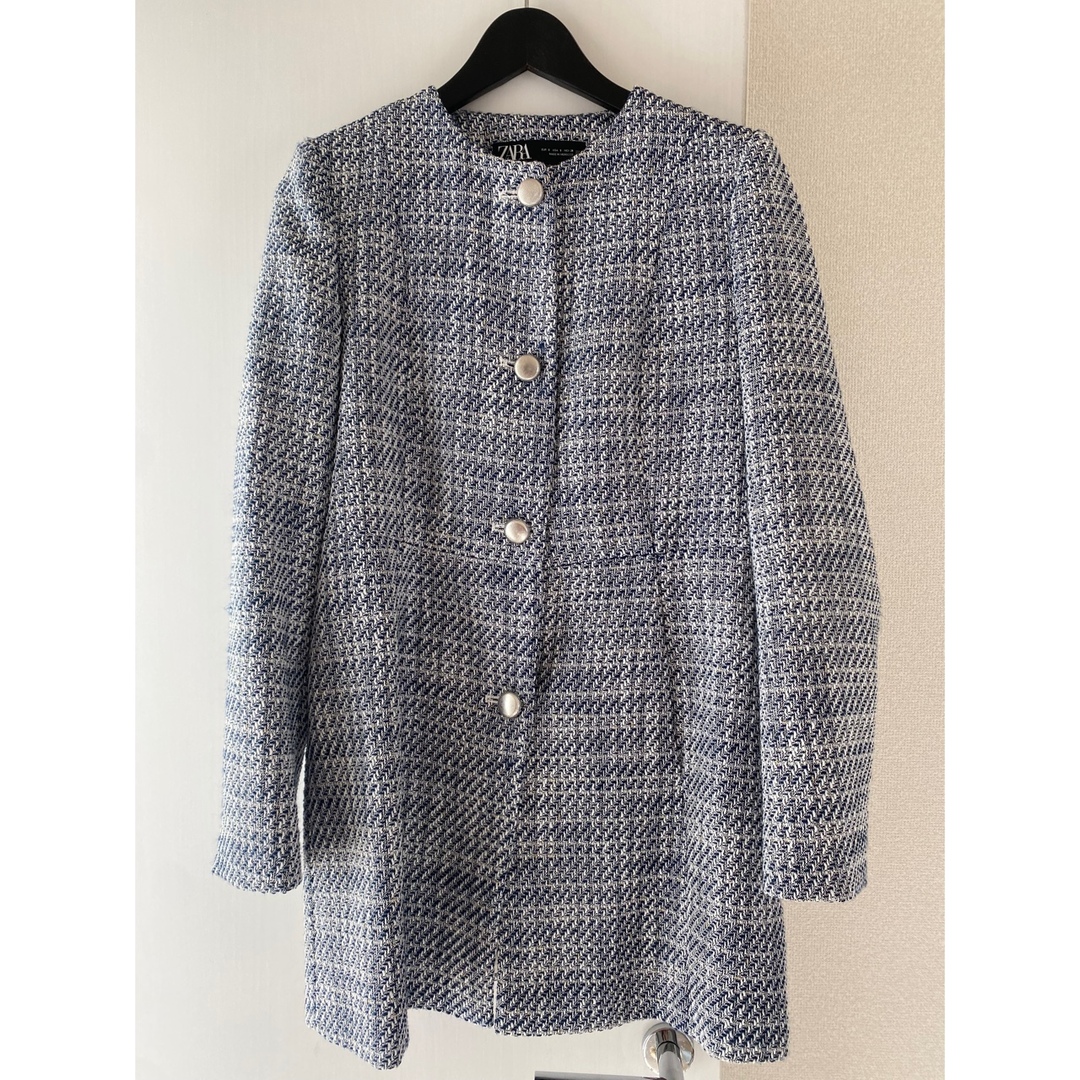 ZARA - ZARA♡ロングストラクチャーブレザーの通販 by ♡T ZARA - ZARA♡ロングストラクチャーブレザーの通販 by ♡T