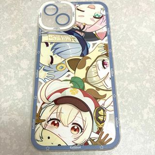 新品/iphone13シリコン製カバーケース　原神/カメラプロテクター付(iPhoneケース)