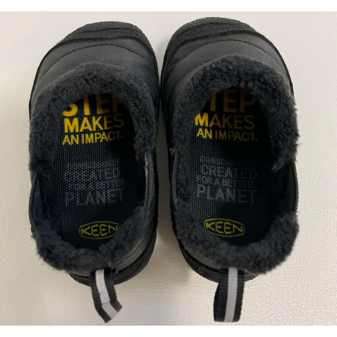 KEEN(キーン)の新品　KEEN ベビーボアシューズ　11.5㎝　ブラック キッズ/ベビー/マタニティのベビー靴/シューズ(~14cm)(スニーカー)の商品写真