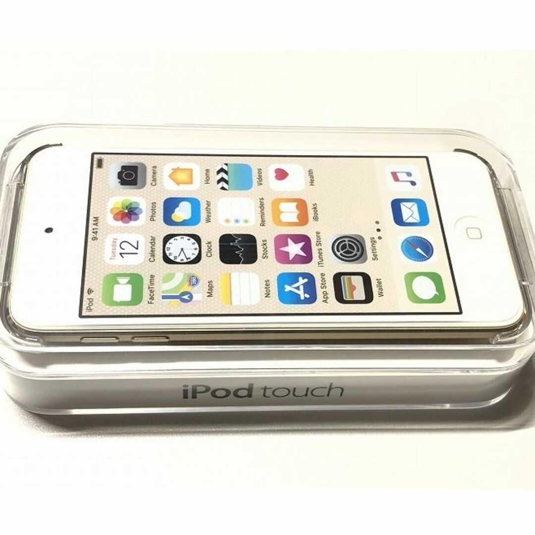 Apple(アップル)の50077 新品 iPod touch 第6世代 32GB ゴールド A1574 スマホ/家電/カメラのオーディオ機器(ポータブルプレーヤー)の商品写真