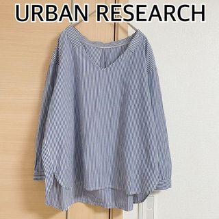 センスオブプレイスバイアーバンリサーチ(SENSE OF PLACE by URBAN RESEARCH)のURBAN RESEARCH　アーバンリサーチ　ストライプ　シャツ　ブラウス(シャツ/ブラウス(長袖/七分))