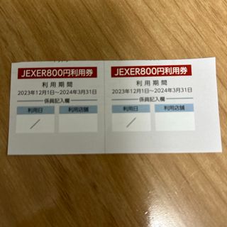 ジェイアール(JR)のjexer 利用券(フィットネスクラブ)