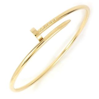 カルティエ(Cartier)のカルティエ Cartier ブレスレット ジュスト アン クル スモール SM B6062618 釘モチーフ K18YG / #18 【中古】(ブレスレット/バングル)