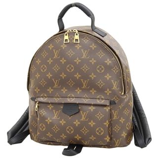 ルイヴィトン(LOUIS VUITTON)のLOUIS VUITTON(ルイ・ヴィトン) モノグラム パームスプリングス バックパック MM リュック・バックパック ショルダー 肩掛け リュックサック モノグラムキャンバス ブラウン茶 ブラック黒 ゴールド金具 M44874(2024年1月現在現行品) レディース 40802072864【中古】【アラモード】(リュック/バックパック)