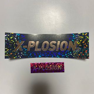 X-PLOSINON エクスプロージョン ステッカー 大判 2種