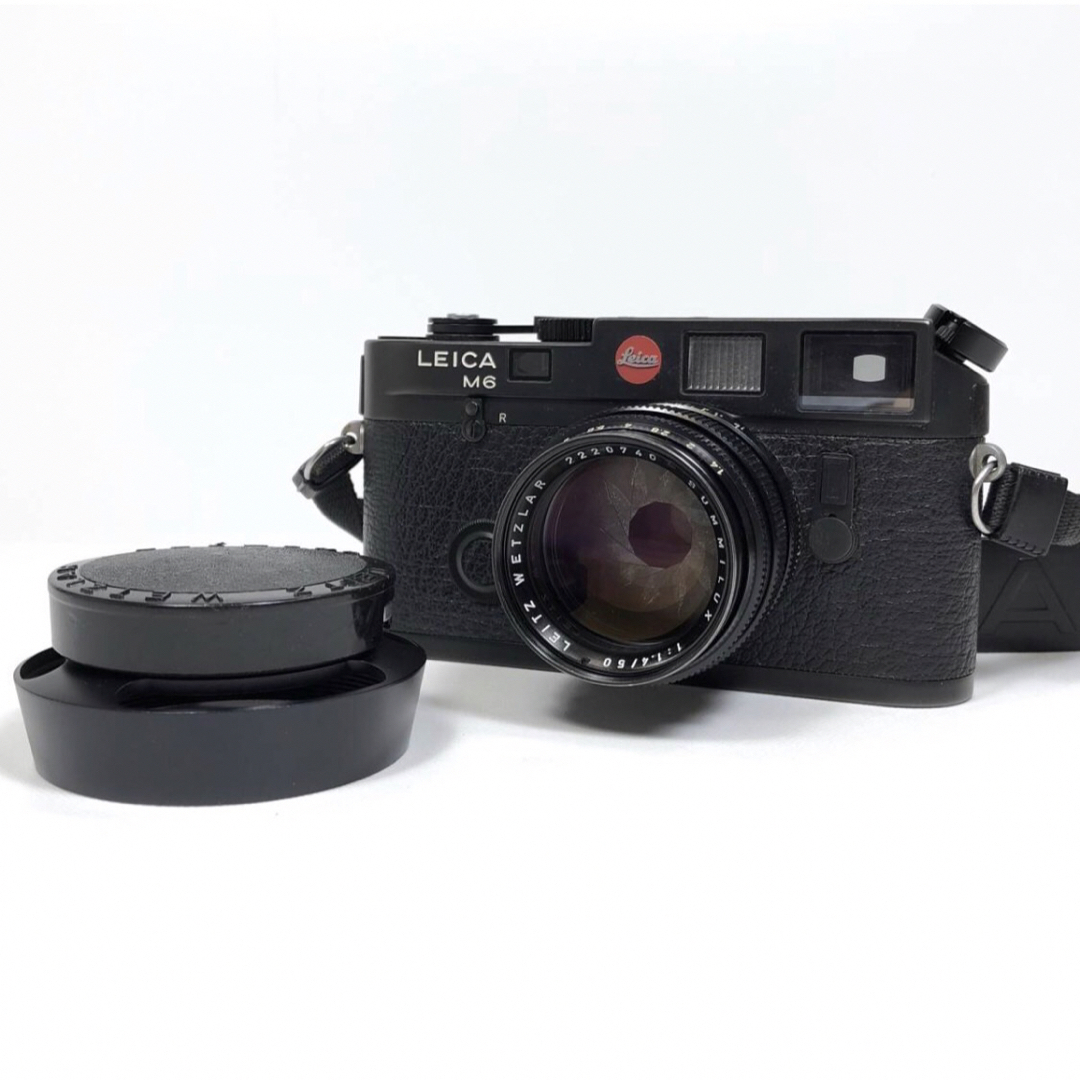 Leica M6 ブラック レンジファインダー フィルムカメラ スマホ/家電/カメラのカメラ(フィルムカメラ)の商品写真