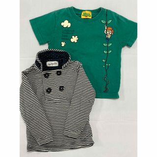 ランドリー(LAUNDRY)のランドリー　ssサイズ　LAUNDRY他　 Tシャツ　2枚セット　男の子　子供服(Tシャツ/カットソー)