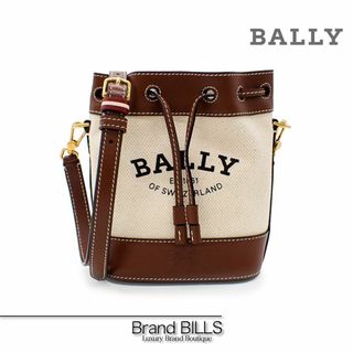 バリー(Bally)の未使用品 バリー CLEOH.XS クレオ ショルダーバッグ バケットバッグ ポシェット 巾着 コットン レザー (ショルダーバッグ)