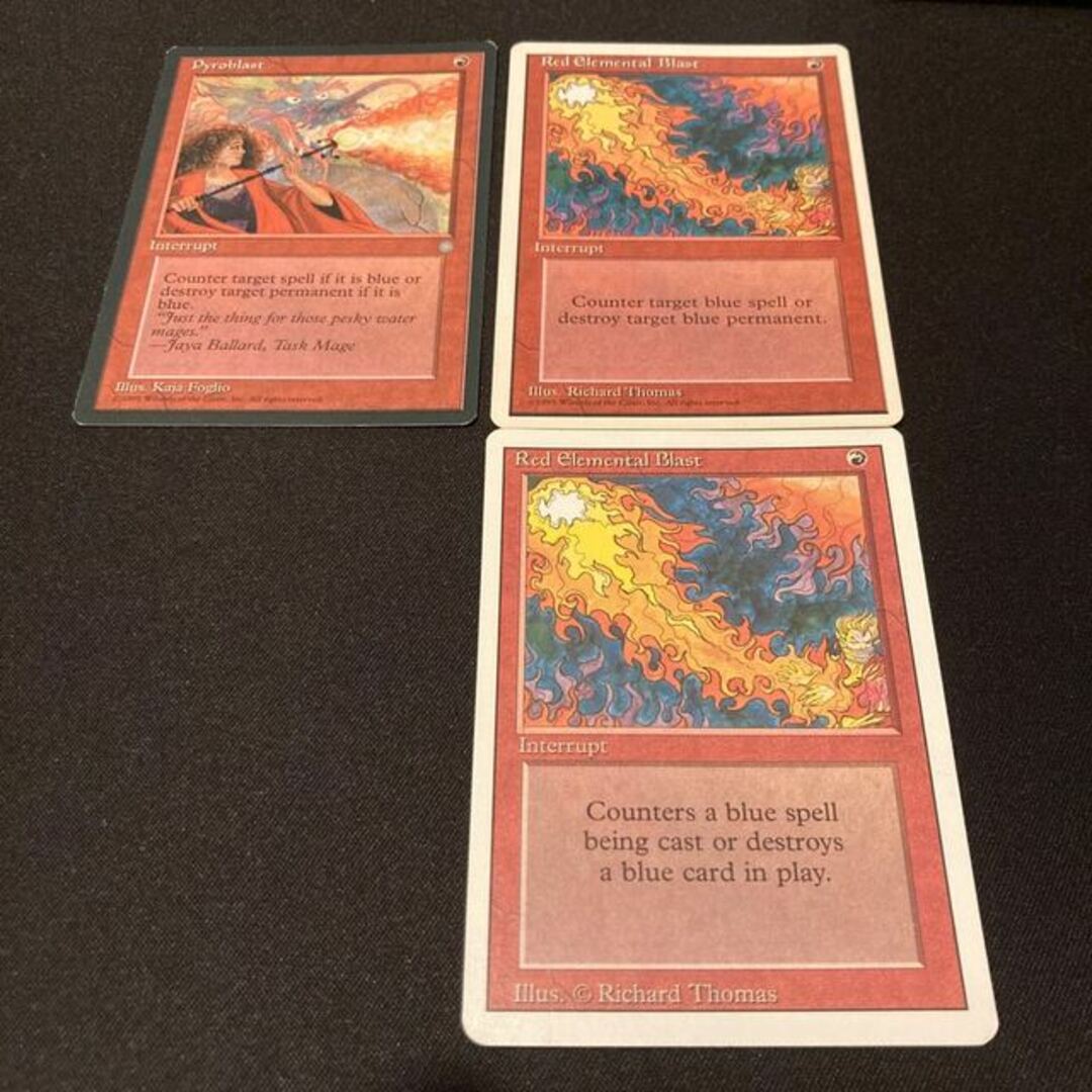 マジック：ザ・ギャザリング(マジックザギャザリング)の紅蓮破とred elemental blast x2 mtg エンタメ/ホビーのトレーディングカード(シングルカード)の商品写真