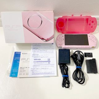 PlayStation Portable - PSP 3000 本体 2個 ケース メモリースティック