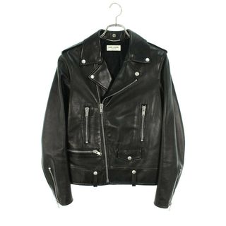 サンローラン(Saint Laurent)のサンローランパリ  L01/397290 Y5YA1 クラシックモーターサイクルライダースレザージャケット メンズ 46(レザージャケット)