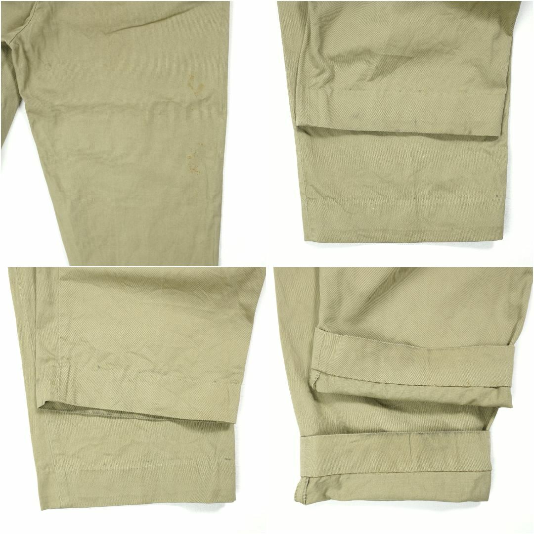 MILITARY(ミリタリー)のUSMC KHAKI CHINO TROUSERS 1957s W38 L33 メンズのパンツ(チノパン)の商品写真