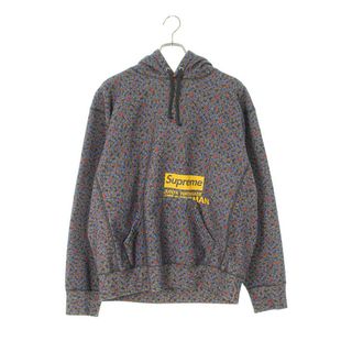 シュプリーム(Supreme)のシュプリーム ×コムデギャルソンジュンヤワタナベマン COMME des GARCONS JUNYA WATANABE MAN  21AW  JUNYA WATANABE COMME des GARCONS MAN Hooded Sweatshirt 総柄プルオーバーパーカー メンズ M(パーカー)