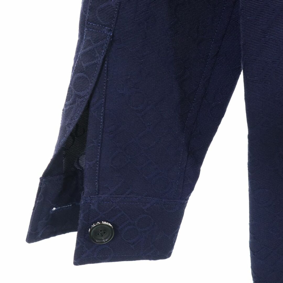 SHAREEF(シャリーフ)のシャリーフ 日本製 ステンカラーコート 1 ネイビー SHAREEF メンズ 古着 【240124】 メンズのジャケット/アウター(ステンカラーコート)の商品写真