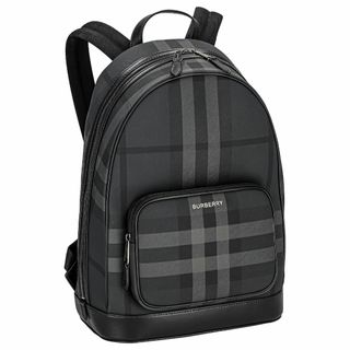 バーバリー(BURBERRY)の未使用 正規品 バーバリー リュック メンズ ブラック 黒 レザー ファスナー式(バッグパック/リュック)