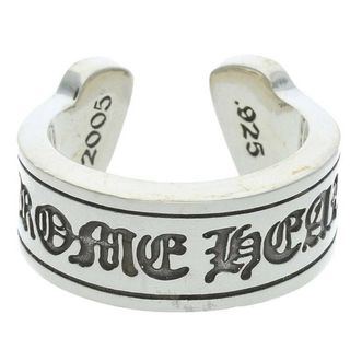 クロムハーツ(Chrome Hearts)のクロムハーツ  LG SCROLL LABEL/ラージスクロールラベル シルバーリング メンズ 24号(リング(指輪))