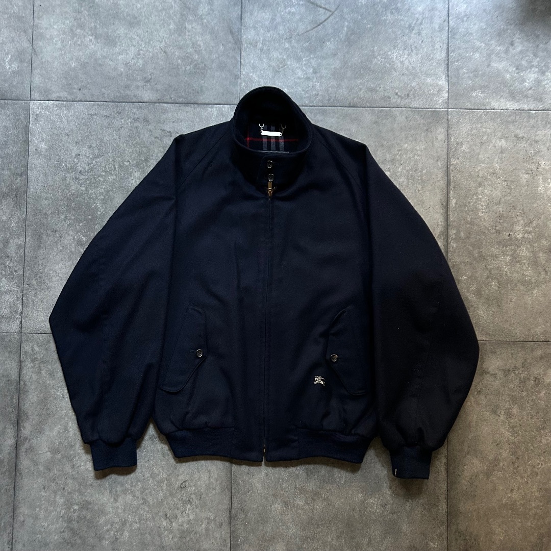 BURBERRY - 90s バーバリー ウールスウィングトップ/ブルゾン BURBERRY - 90s バーバリー ウールスウィングトップ/ブルゾン