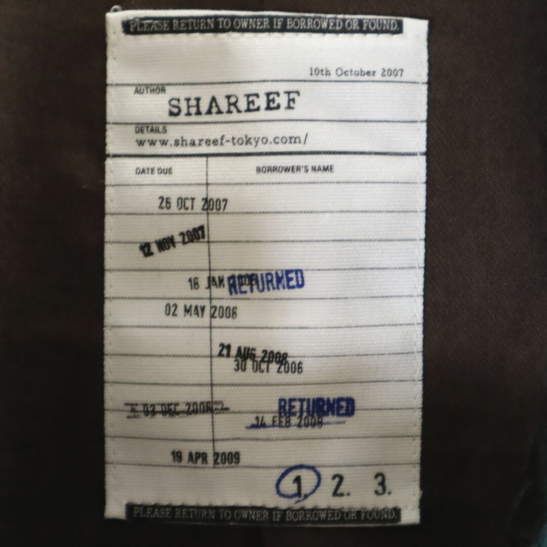 SHAREEF(シャリーフ)のシャリーフ 日本製 モヘアブレンド ジャケット 1 緑 SHAREEF メンズ 古着 【240124】 メンズのジャケット/アウター(その他)の商品写真
