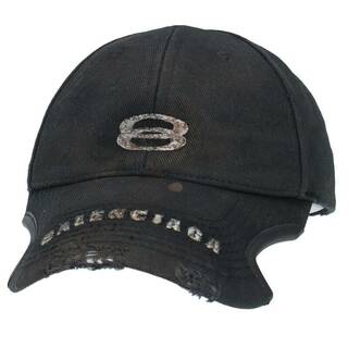 バレンシアガ(Balenciaga)のバレンシアガ  766864 410B2 ヴィンテージ加工ロゴキャップ帽子 メンズ(帽子)