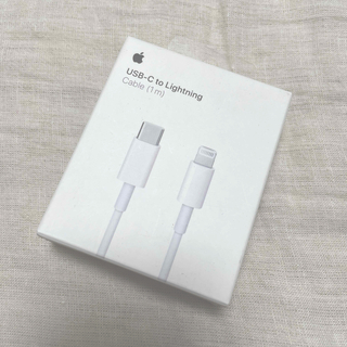 アップル(Apple)のApple Lightning -USB-Cケーブル 1m MM0A3FE/A(その他)