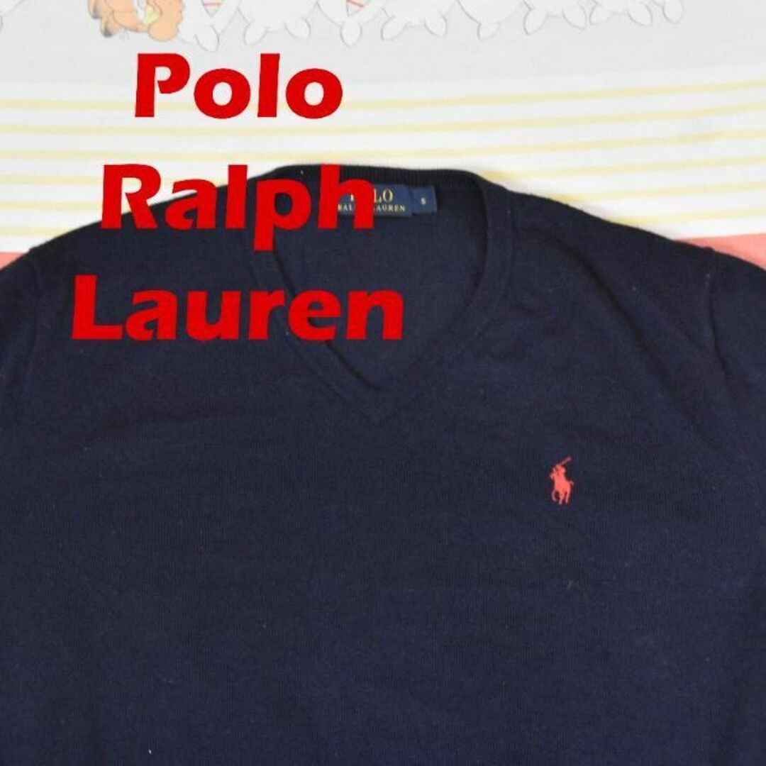 POLO RALPH LAUREN(ポロラルフローレン)のポロ ラルフローレン セーター 紺 13732c  Ralph Lauren メンズのトップス(ニット/セーター)の商品写真