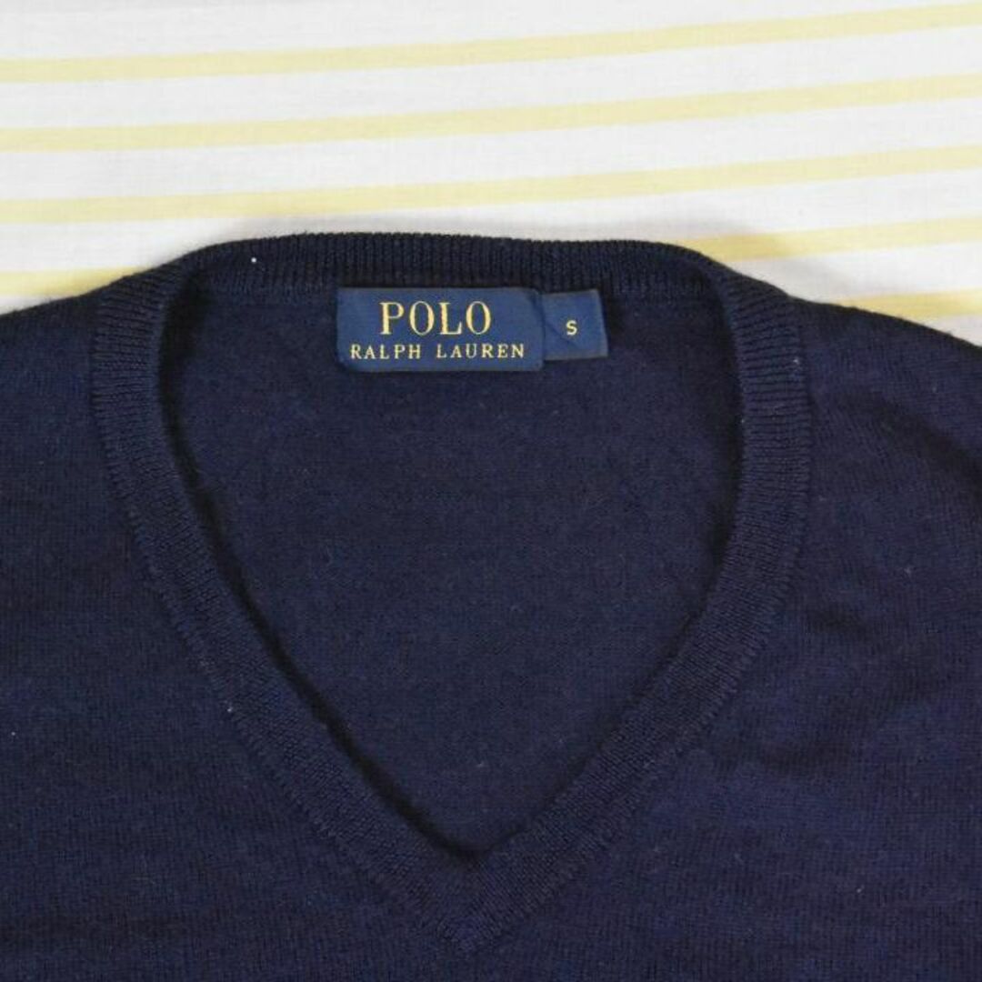 POLO RALPH LAUREN(ポロラルフローレン)のポロ ラルフローレン セーター 紺 13732c  Ralph Lauren メンズのトップス(ニット/セーター)の商品写真