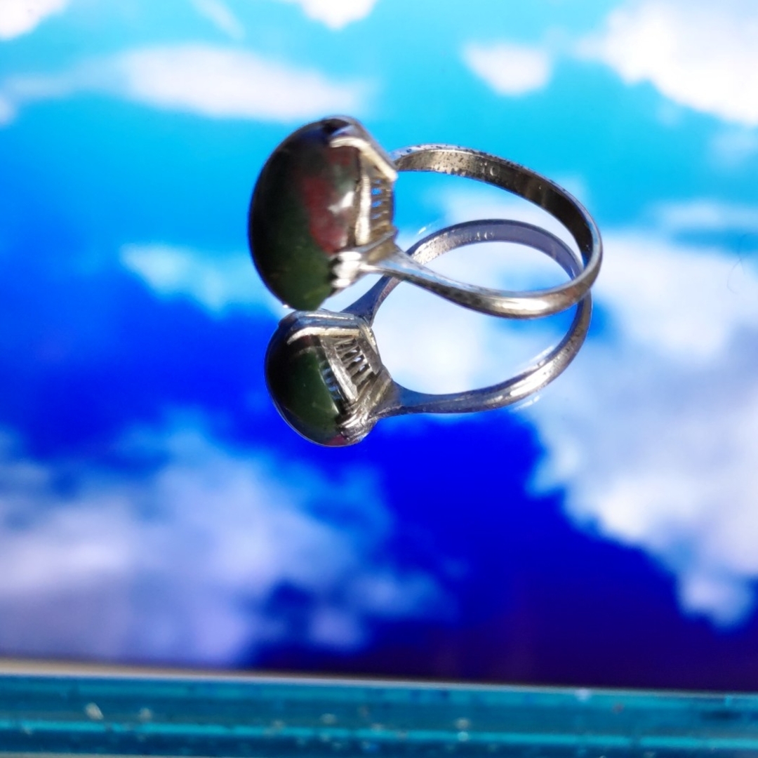 天然石　ハンドメイド　指輪 ハンドメイドのアクセサリー(リング)の商品写真