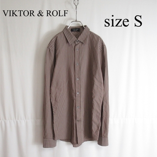 ヴィクターアンドロルフ(VIKTOR&ROLF)のVIKTOR & ROLF イタリア製 ストライプ シャツ トップス 44 綿(シャツ)