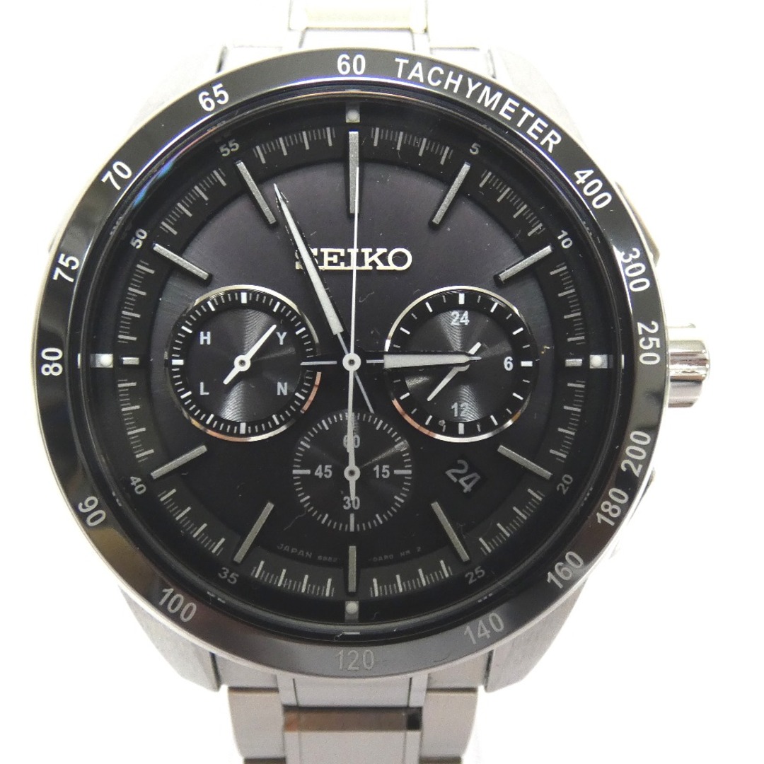SEIKO(セイコー)のセイコー 腕時計 ブライツ BRIGHTZ SAGA171 8B82-0AP0 黒 Dz786151 中古 メンズの時計(腕時計(アナログ))の商品写真