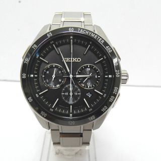 セイコー(SEIKO)のセイコー 腕時計 ブライツ BRIGHTZ SAGA171 8B82-0AP0 黒 Dz786151 中古(腕時計(アナログ))