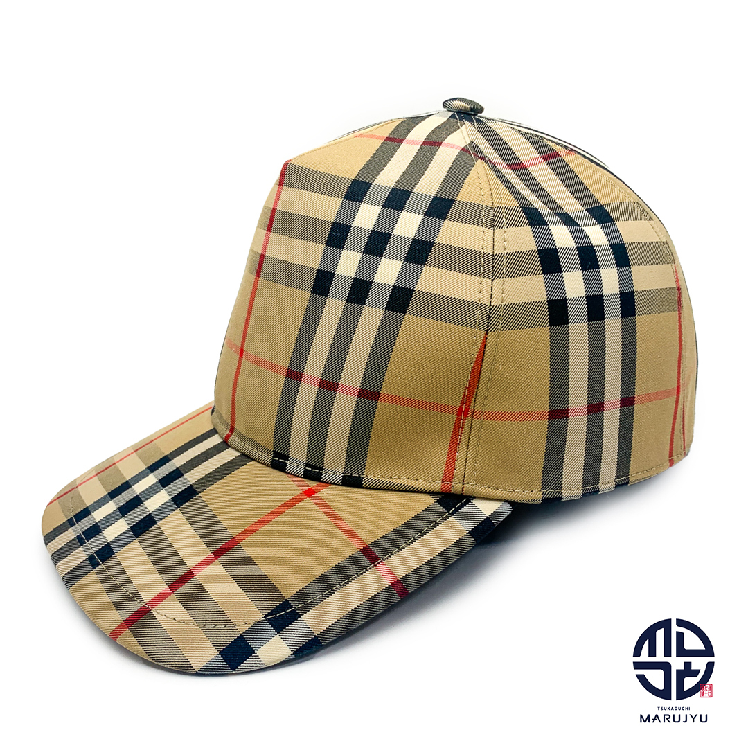BURBERRY(バーバリー)のBURBERRY バーバリー バーバリーチェック キャップ 8026929 Mサイズ 約57cm 帽子 アパレル 小物 ブランド レディースの帽子(キャップ)の商品写真