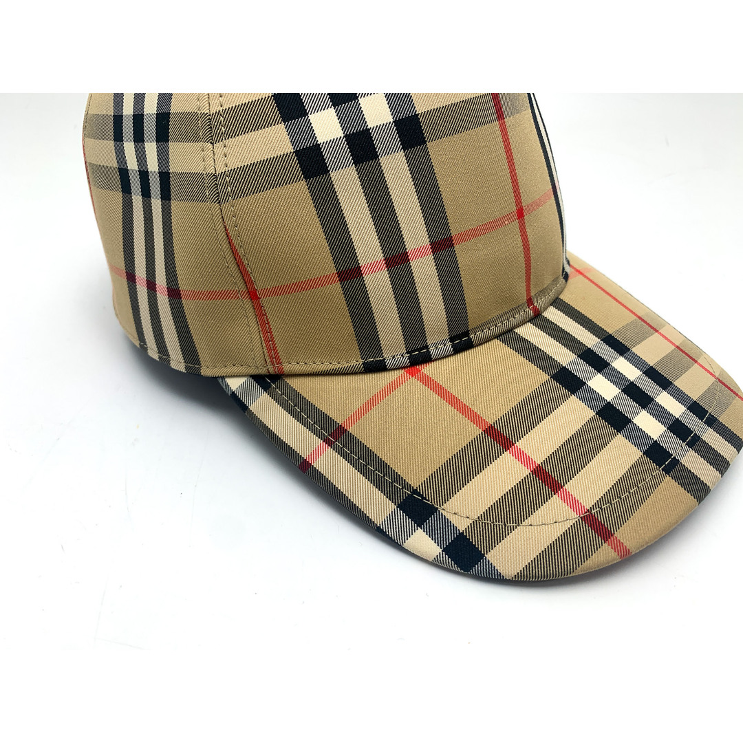 BURBERRY(バーバリー)のBURBERRY バーバリー バーバリーチェック キャップ 8026929 Mサイズ 約57cm 帽子 アパレル 小物 ブランド レディースの帽子(キャップ)の商品写真