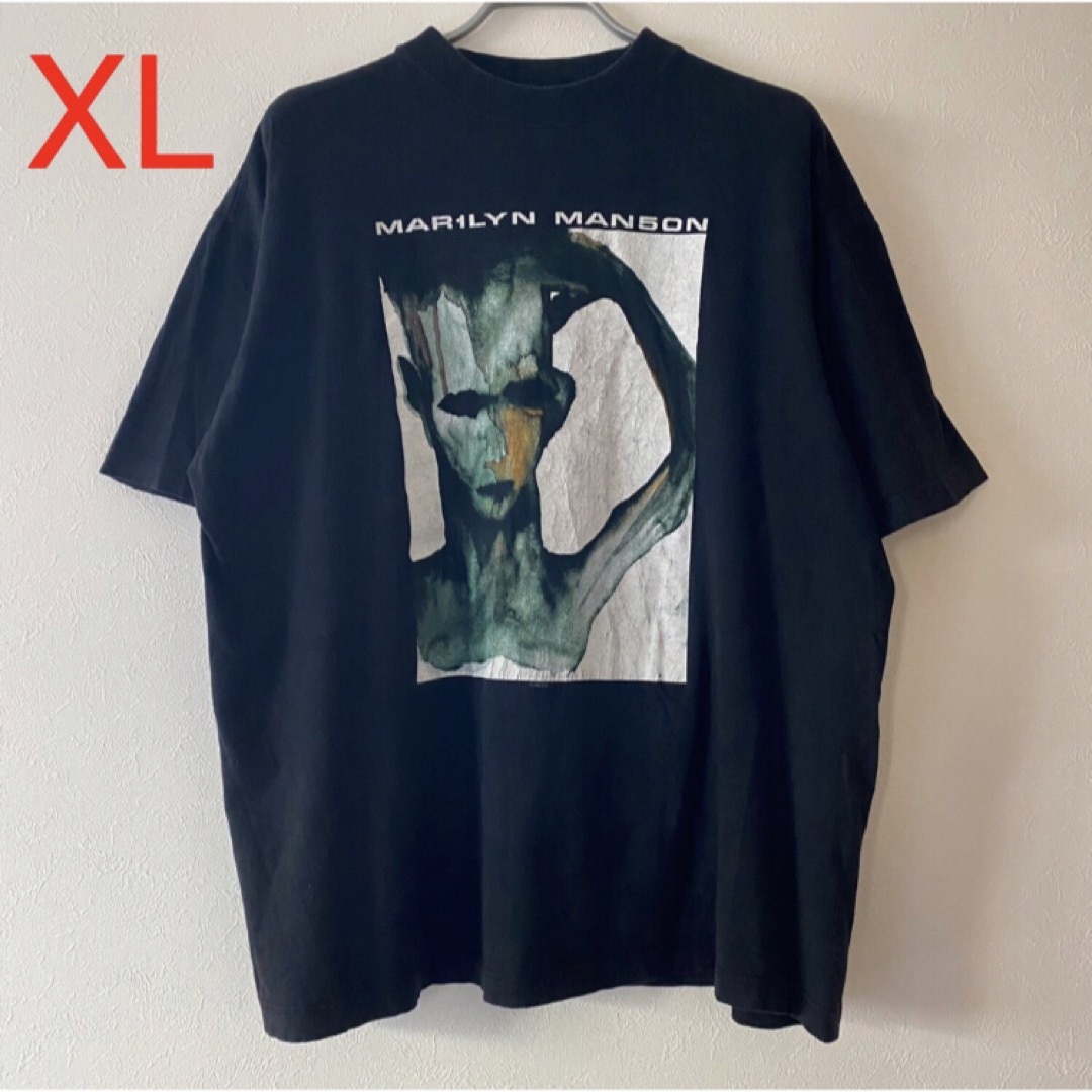 Tシャツ/カットソー(半袖/袖なし)レア Marilyn Manson Tee XL マリリンマンソン Tシャツ