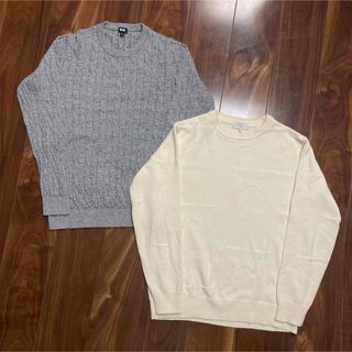 ユニクロ(UNIQLO)のbeams UNIQLO ニット　セーター　M &L size まとめ売り(ニット/セーター)