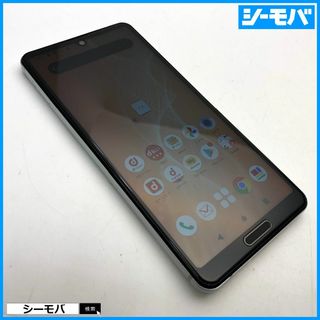 シャープ(SHARP)の1191スマホ AQUOS sense4 SH-41A SIMフリー シルバー極小割れ(スマートフォン本体)