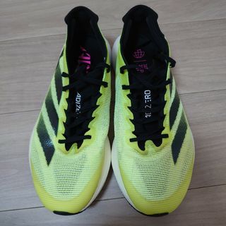 アディダス(adidas)の26.0cm アディゼロ ボストン12 ルシッドレモン 中古品 箱なし(シューズ)