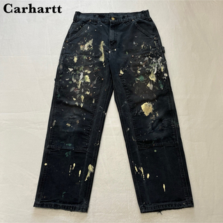 約98cm股下Carhartt カーハート B11 ペインター パンツ ワーク ダック地 ワンポイントロゴ グレー (メンズ 38×30)   O4791