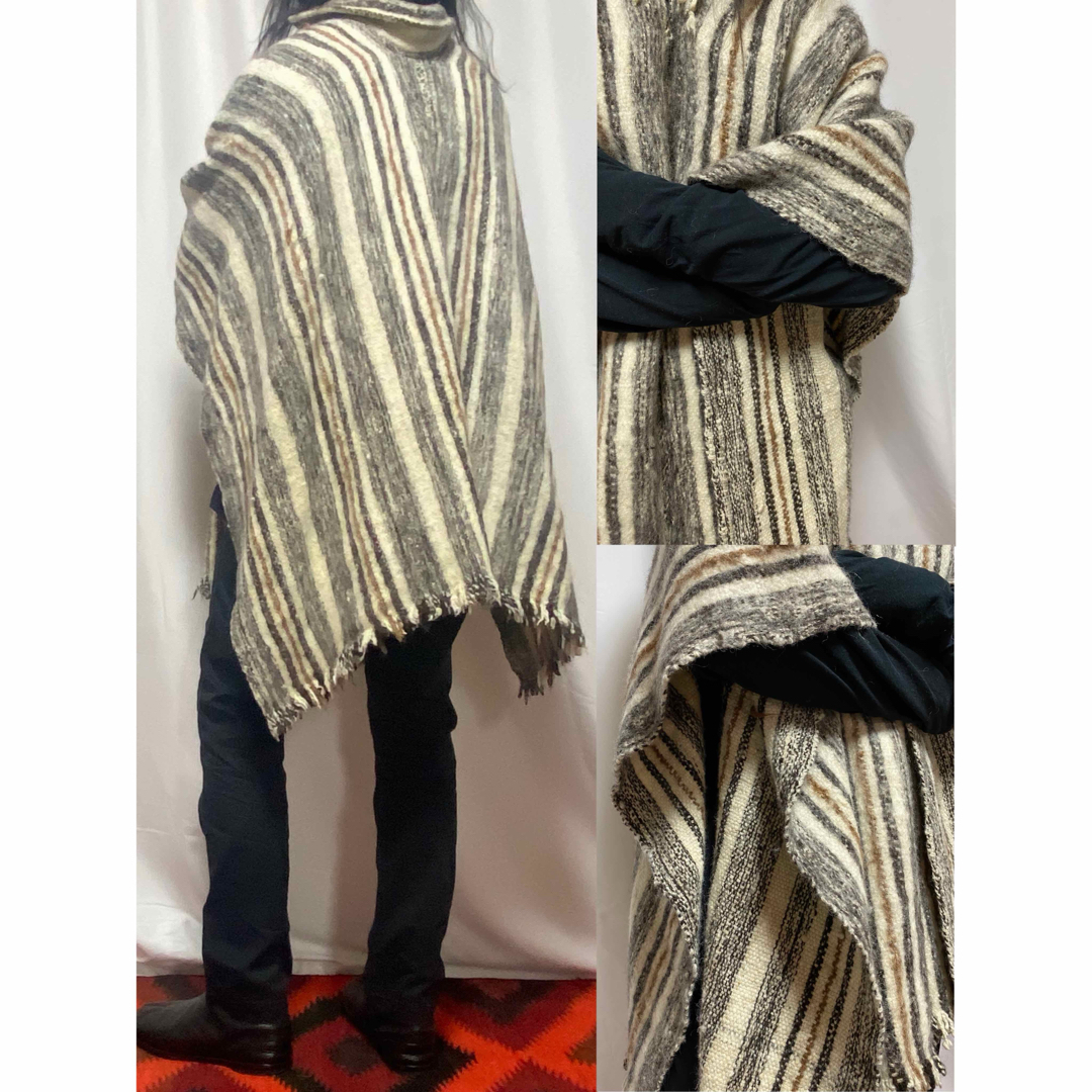 古着 ビンテージ 70s ヨーロッパ ネイティブ ポンチョ 渋 ニット 古着 ビンテージ 70s ヨーロッパ ネイティブ ポンチョ 渋 ニット