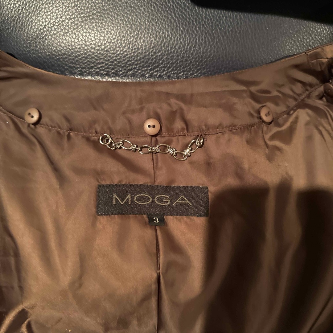 MOGA(モガ)の美品　ＭＯＧＡ　モガ　ゴージャス　フォックス　ダウン　３ウェイ コート ファー レディースのジャケット/アウター(ダウンコート)の商品写真
