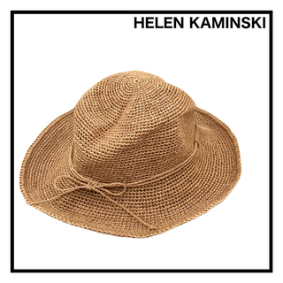 ヘレンカミンスキー(HELEN KAMINSKI)のヘレンカミンスキー　ラフィアハット　帽子　スリランカ製　レディース(麦わら帽子/ストローハット)