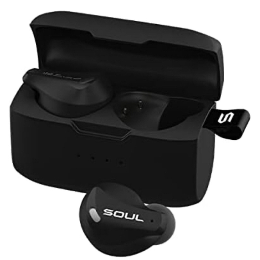 即日配送！SOUL フルワイヤレスイヤホン　EMOTION PRO BLACK スマホ/家電/カメラのオーディオ機器(ヘッドフォン/イヤフォン)の商品写真