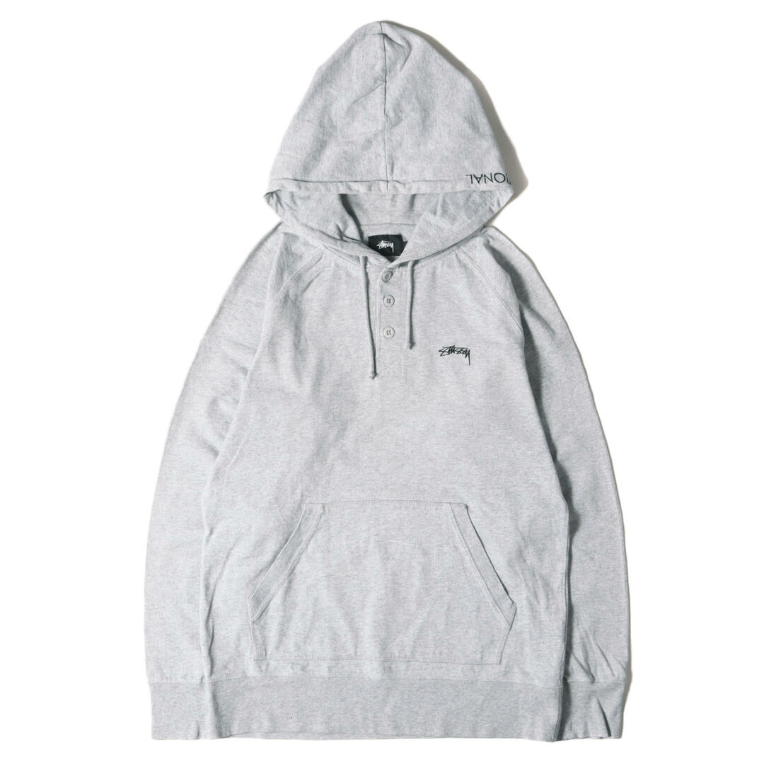 STUSSY - STUSSY ステューシー パーカー サイズ:M ストックロゴ ハーフ ...