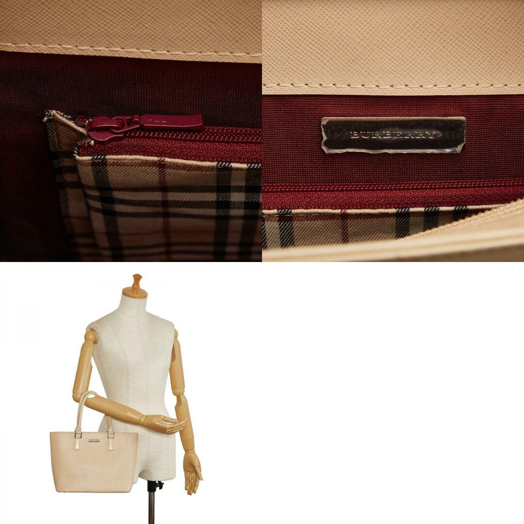 BURBERRY(バーバリー)のバーバリー ノバチェック ハンドバッグ トートバッグ レザー レディース BURBERRY 【228-34119】 レディースのバッグ(ハンドバッグ)の商品写真