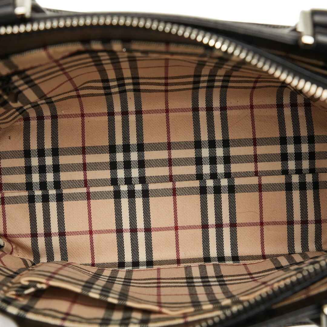 BURBERRY(バーバリー)のバーバリー ノバチェック ハンドバッグ レザー レディース BURBERRY 【228-34134】 レディースのバッグ(ハンドバッグ)の商品写真