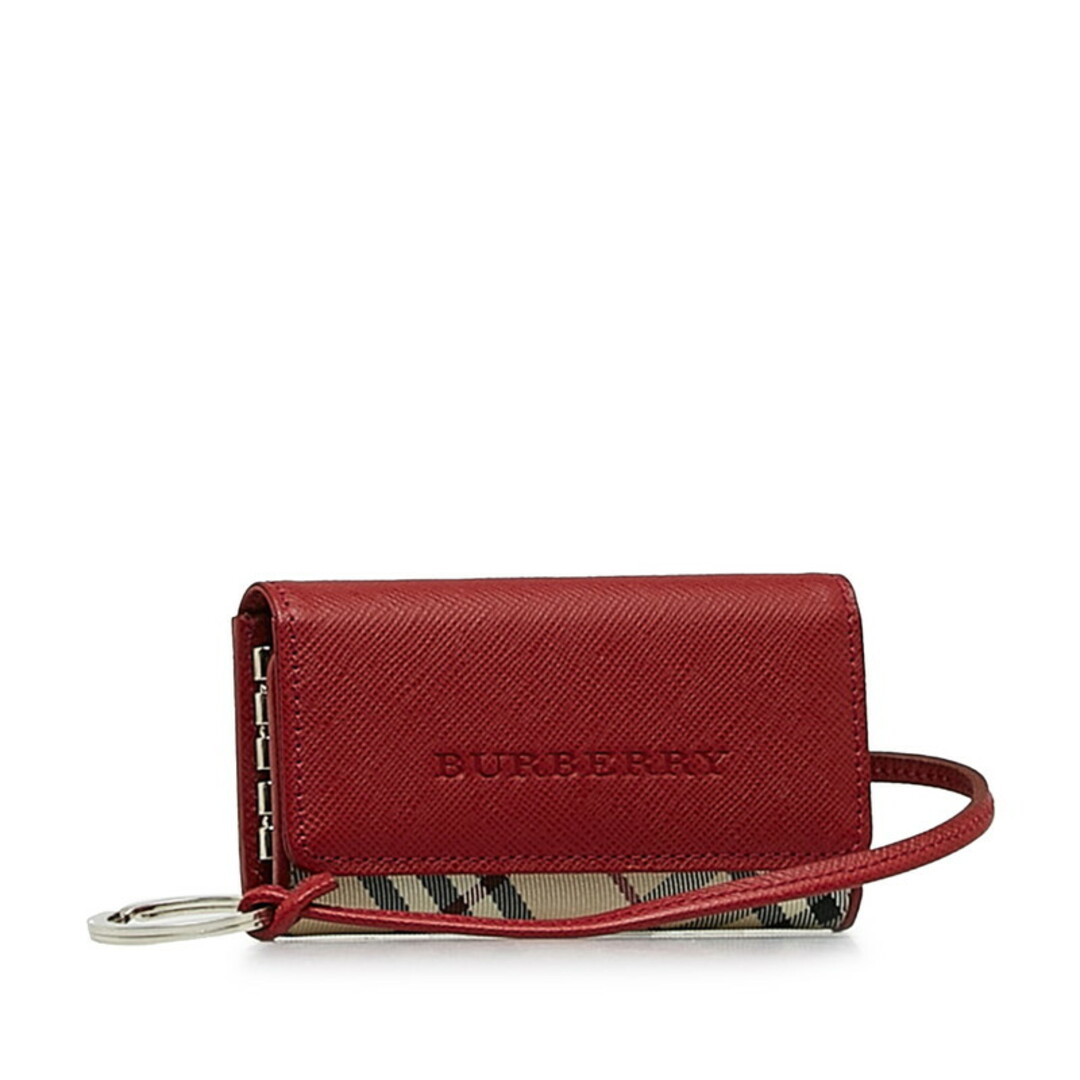 BURBERRY(バーバリー)の美品 バーバリー ノバチェック 4連 キーケース キャンバス レディース BURBERRY 【228-34135】 レディースのファッション小物(キーケース)の商品写真