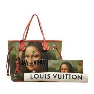 ルイヴィトン(LOUIS VUITTON)の美品 ルイ ヴィトン マスターズコレクション ダヴィンチ ネヴァーフルMM トートバッグ M43373 PVC レディース LOUIS VUITTON 【228-34272】(トートバッグ)