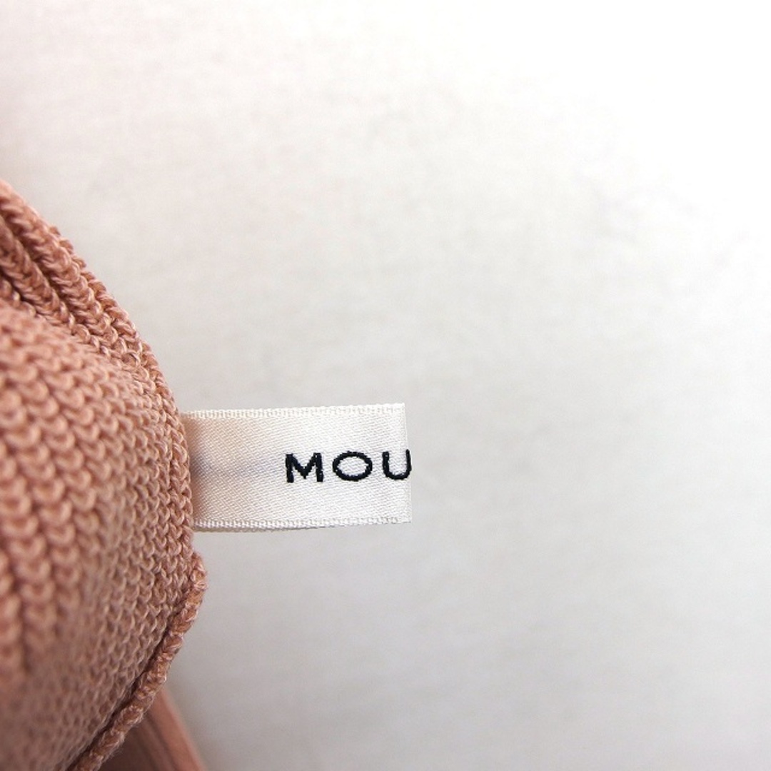 moussy(マウジー)のマウジー moussy リブニット セーター シンプル 丸首 バックVネック レディースのトップス(ニット/セーター)の商品写真