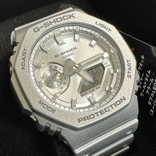 ジーショック(G-SHOCK)の国内正規品・新品未使用　GA-2100FF-8AJF シルバーカラーカシオーク(腕時計(アナログ))
