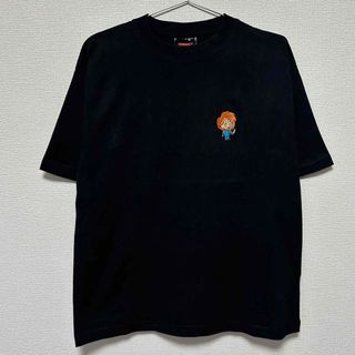 チャッキー Tシャツ 黒 CHUCKY チャイルドプレイ(Tシャツ/カットソー(半袖/袖なし))