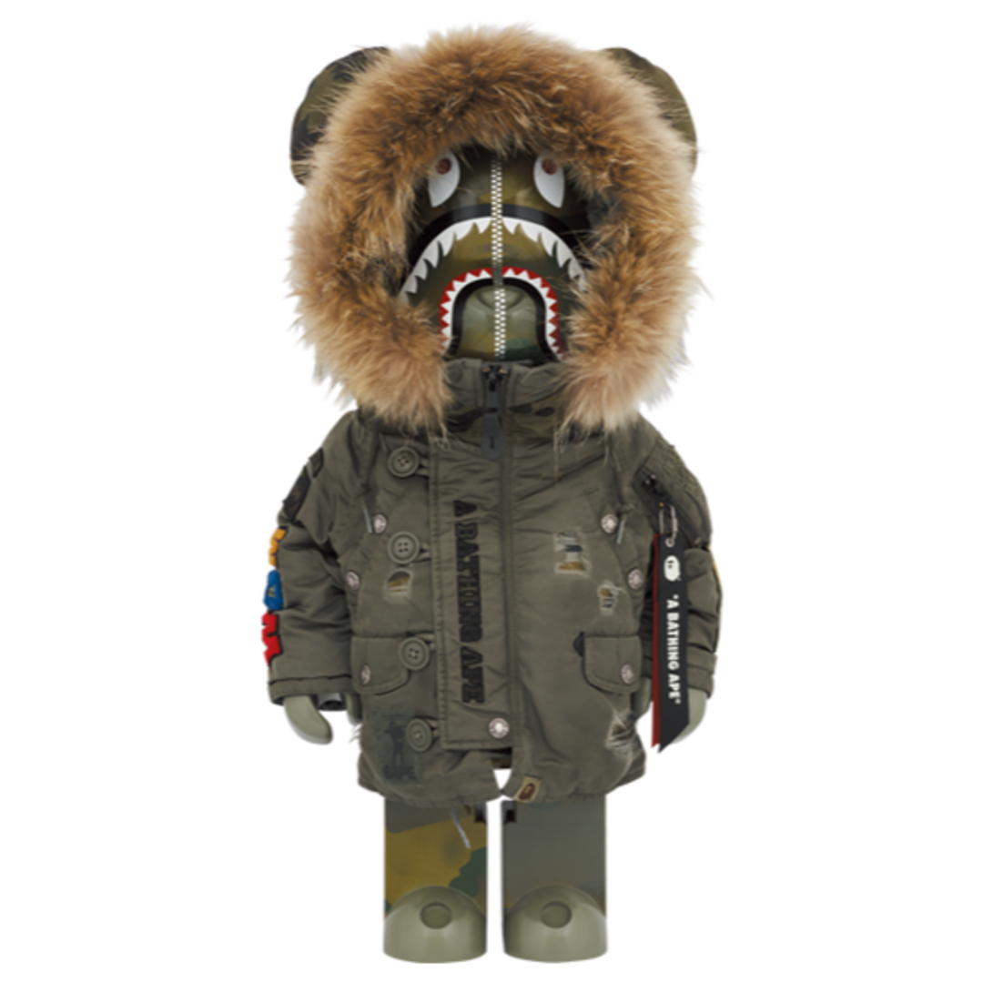 その他 BE@RBRICK - BE@RBRICK BAPE ALPHA CAMO SHARK 1000%